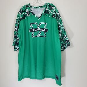 Marshall Thundering Herd GameDay Greats Football Jersey - Kelly Green,  …